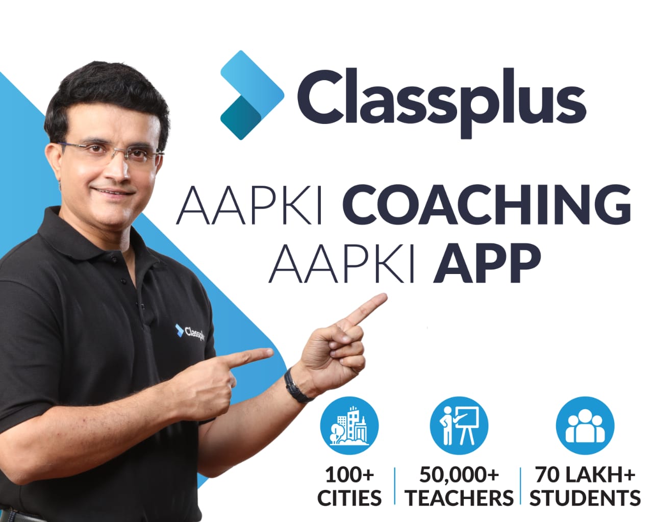 Classplus on boards former Captain of The Indian Cricket team, Sourav Ganguly, as its new Brand Ambassador