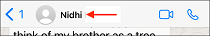 2 Tap Profile From Top of WhatsApp Conversation
