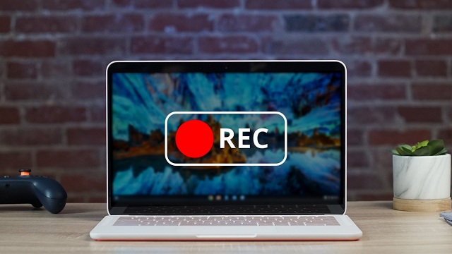 Chrome OS currently has a built in screen recorder to record virtual lessons