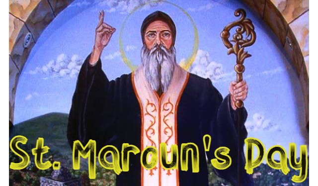 Feast day of Saint Maron otherwise called St Marouns Day