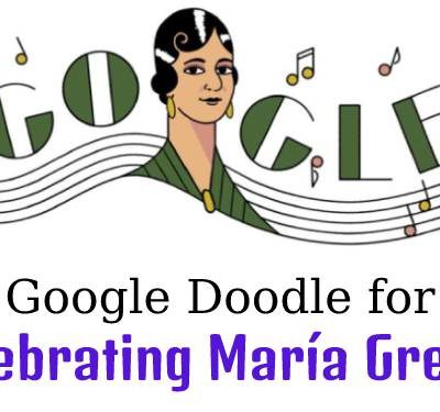 Google Doodle for Celebrating Maria Grever