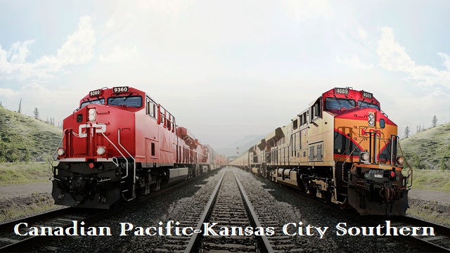 Canadian Pacific Kansas City Southern railroad megamerger would make the first Mexico US Canada freight rail network