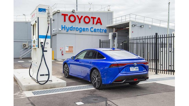 Toyota Motor opens its first commercial hydrogen fuel pump site in the Australian state of Victoria