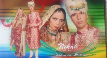 Filmmaker Shafeeq Rahman and Sahebzadi Maheen Nikhath celebrated 12th royal wedding anniversary