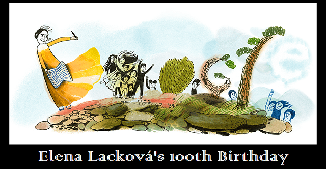 Google Doodle oslavuje narodeniny slovensko-rumunskej spisovateľky Eleny Lakovej