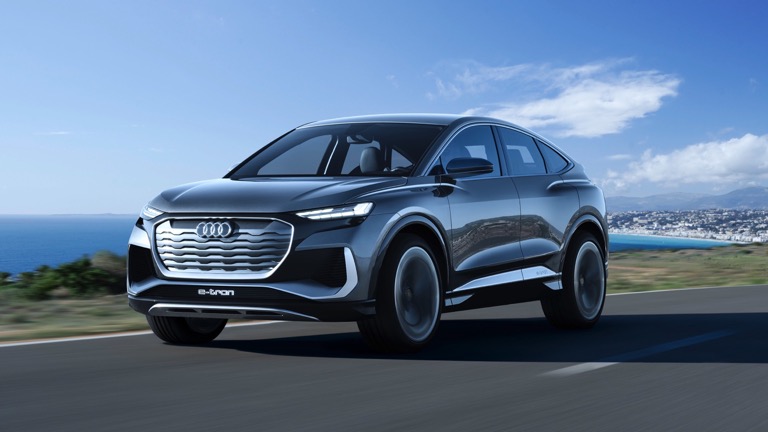 Audi Q4 e tron and Q4 Sportback e tron with the e tron suffix are set to make a global debut on April 14