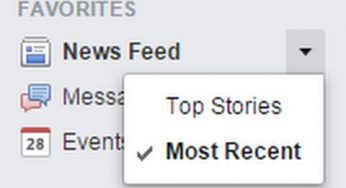 Facebook performs it simpler to turn off algorithmic ranking to see News Feed stories in chronological order