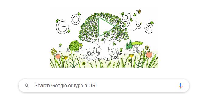 Google Doodle celebrates Earth Day 2021 to urges everybody to Restore Our Earth by plant the seed to a brighter future