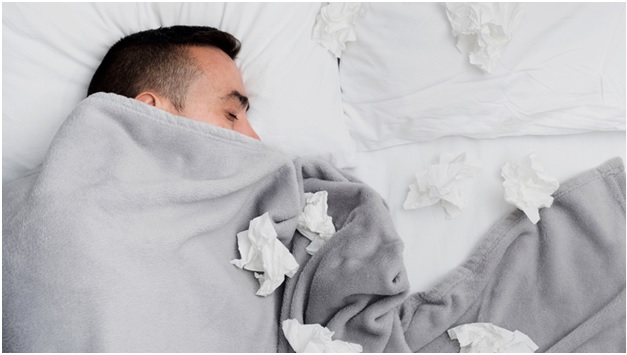 How to Sleep Well When You have a cold