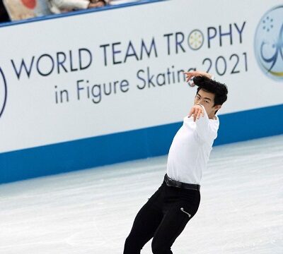 World Team Trophy results Nathan Chen beat Yuzuru Hanyu in the mens short program Russia leads at the figure skating World Team Trophy