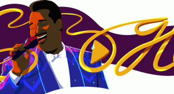 Google video Doodle celebrates the 70th birthday of Luther Vandross, an American Grammy Award-winning singer