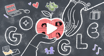 Google animated Doodle celebrates the first day of US Teacher Appreciation Week 2021