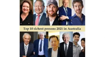 Top 10 richest persons 2021 in Australia