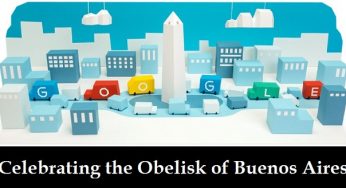 Obelisk of Buenos Aires: Google Doodle celebrates the Obelisco de Buenos Aires, Argentine historic monument