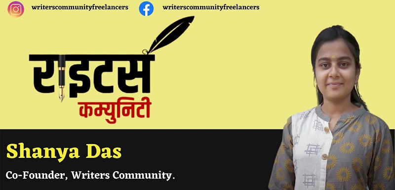 Co Founder of Writers Community Shanya Das is planning to launch their own digital marketplace for freelancers