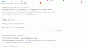 Google is celebrating Pride Month 2021 with Easter egg as confetti and LGBTQ+ flags
