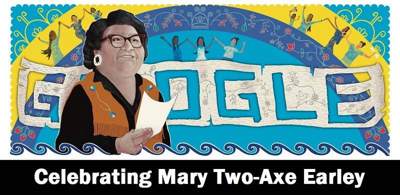 celebrating mary two axe earley Google Doodle