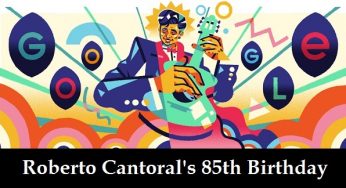 Roberto Cantoral – Google celebrates Mexican composer’s 85th birthday with Doodle