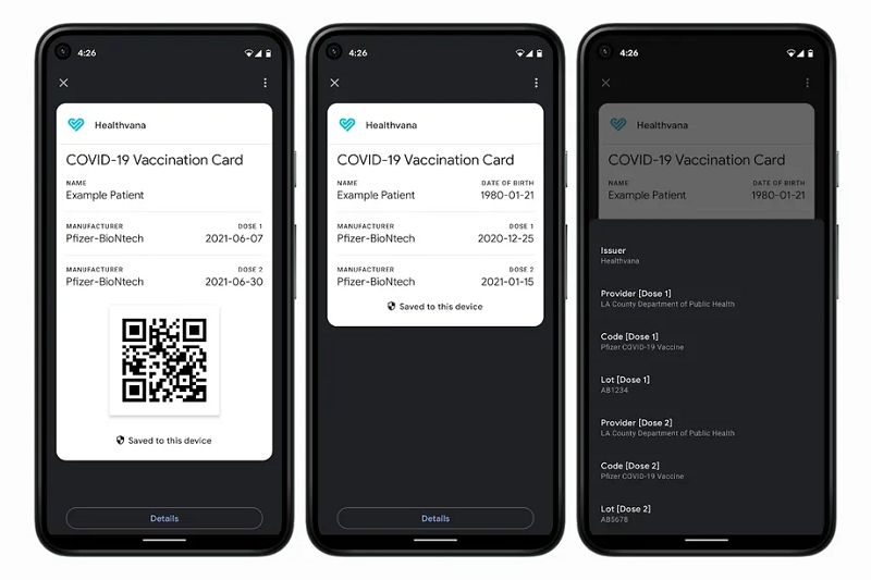 Google is building support for advanced COVID vaccine cards into Android