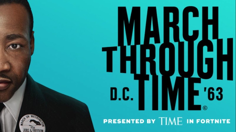 Fortnite Collaborates With Time Magazine For March Through Time To Celebrate Dr Martin Luther King Jr Speech Time Bulletin