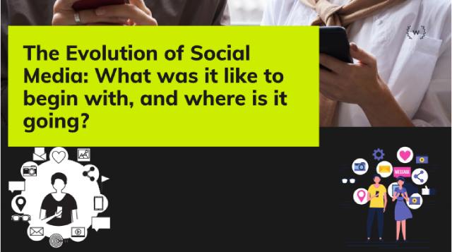 The Evolution of Social Media What was it like to begin with and where is it going