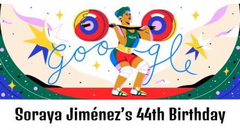 Soraya Jiménez: Google Doodle celebrates Mexican weightlifter and Olympic champion’s 44th birthday