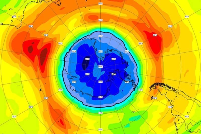 Earths ozone layer hole over Antarctica is bigger than usual this year researchers say