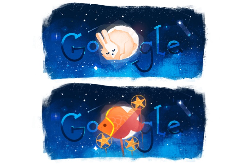 Mid Autumn Festival 2021 Google Doodle celebrates Harvest Moon Festival in Taiwan Hong Kong and Vietnam
