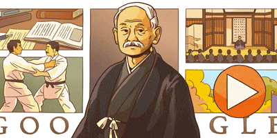 kano jigoro 嘉納 治五郎 161st birthday