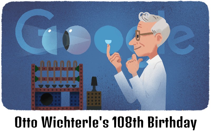 otto wichterle 108th birthday