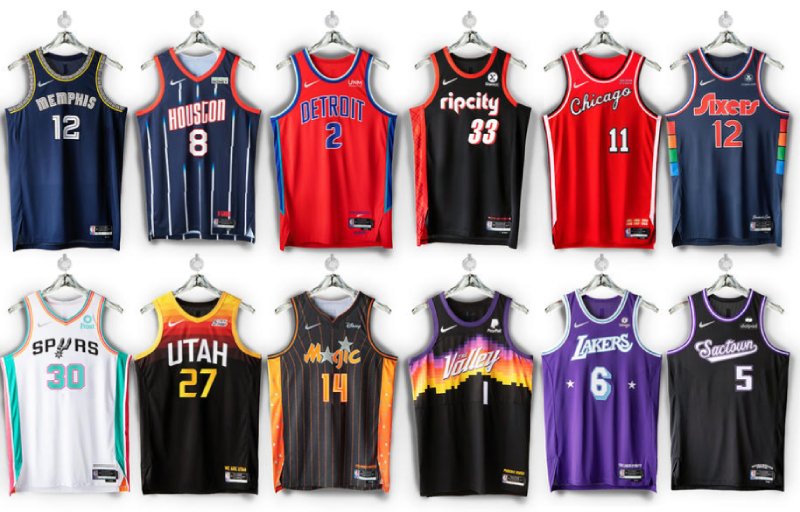 All NBA teams release their 2021 22 City Edition jerseys Here is a ranking of the 10 best City Edition uniforms