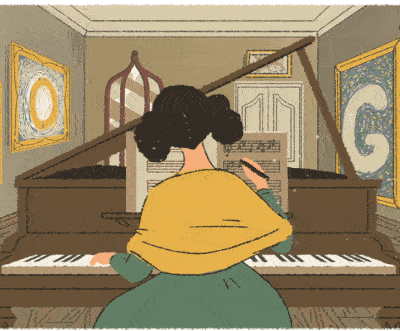 Fanny Mendelssohn Hensel Google Doodle