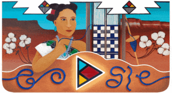 Google Doodle celebrates We:wa in honor of Native American Heritage Month in the US