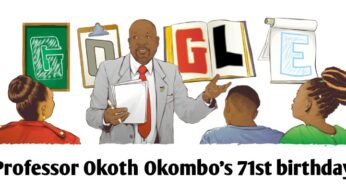 Professor Okoth Okombo: Google Doodle celebrates Kenyan Sign Language founder’s 71st birthday