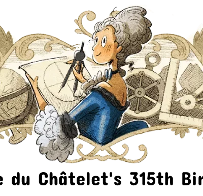 emilie du chatelet 315th birthday google doodle