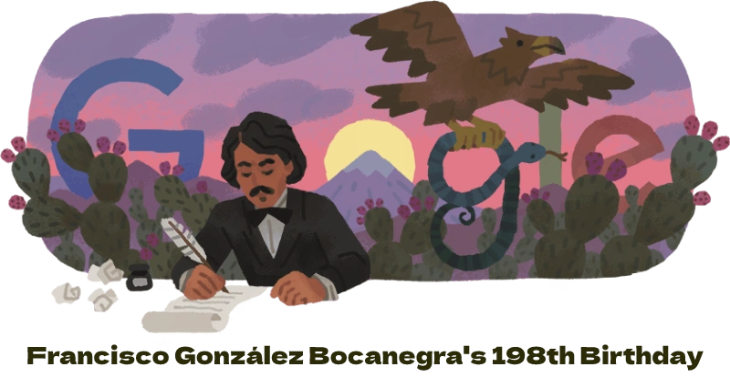 francisco gonzalez bocanegra 198th birthday google doodle