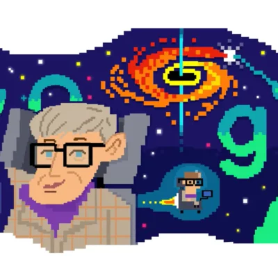 stephen hawking 80th birthday google doodle