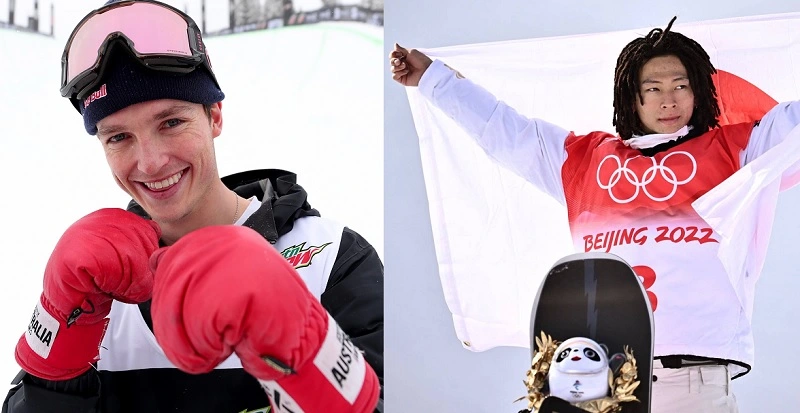 Australian Scotty James won silver in the snowboard halfpipe while Ayumu Hirano won the Japanese first ever snowboard Olympic gold medal at the Beijing Games