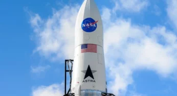 The first launch of the Astra from Florida failed in the middle of the flight