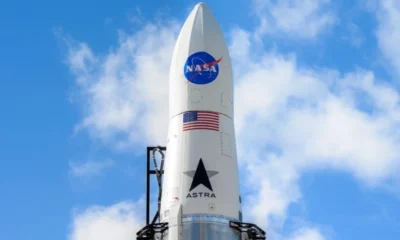 The first launch of the Astra from Florida failed in the middle of the flight