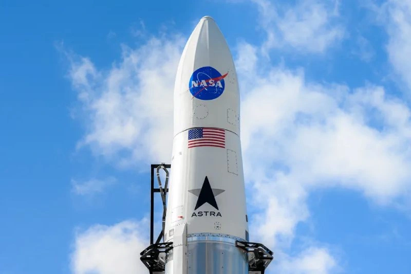 The first launch of the Astra from Florida failed in the middle of the flight