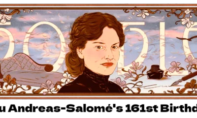 lou andreas salome 161st birthday google doodle