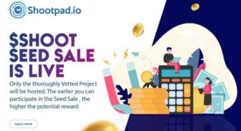 $SHOOT Token Seed Sale Continues To Make Wave With IDO Launchpad Demo Set To Be Launched Soon