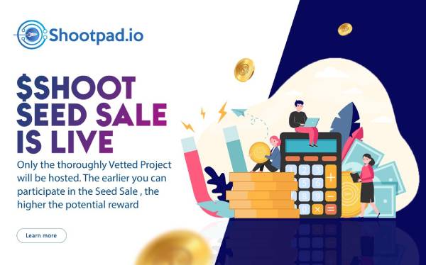 $SHOOT Token Seed Sale Continues To Make Wave With IDO Launchpad Demo Set To Be Launched Soon