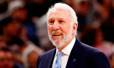 San Antonio Spurs coach Gregg Popovich becomes the all-time winningest head coach by breaking Don Nelson's NBA record ever