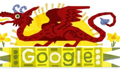 st david day 2022 google doodle