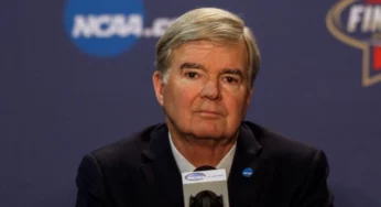 Mark Emmert, the fifth NCAA president in its history, will step down in June 2023