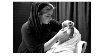 Mona Bahram, the founder of the first beauty school in Iran explains bridal makeup