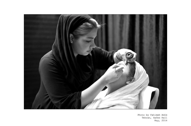 Mona Bahram the founder of the first beauty school in Iran explains bridal makeup