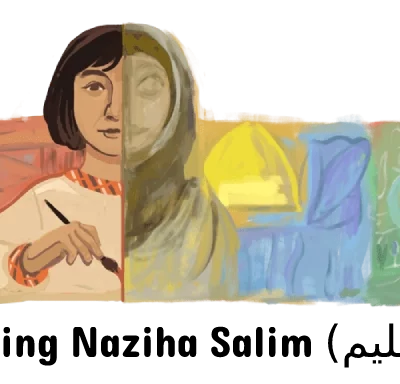 celebrating naziha salim google doodle نزيهة سليم